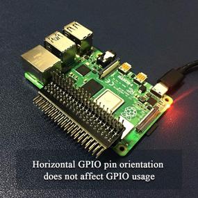 img 2 attached to 🔌 GeeekPi Micro Connectors Raspberry Pi 40-pin GPIO Expansion Board - Dual Male Header with Straight Pin Alignment - Compatible with Raspberry Pi