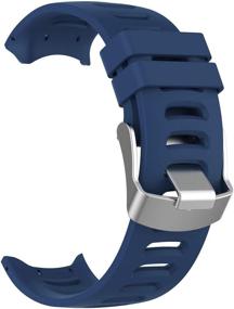 img 3 attached to ZSZCXD Garmin Forerunner 610 Replacement Watch Band: Durable Silicone Wristband for GPS Smart Watch