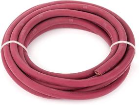 img 4 attached to 🔌 USA Made EWCS 1/0 Gauge Premium Extra Flexible Red Welding Cable - 600 Volt, 15 Feet