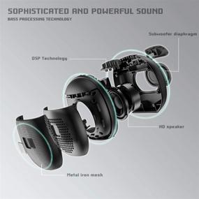 img 2 attached to Bluetooth Portable Dual Driver Waterproof Speakers