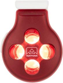 img 4 attached to 🏃 Nathan LED Safety Light Strobe Clip-On, Compact & Ultra-Bright Flashing Device - Ideal for Running, Walking, Dog Walking, Kids & Biking. Available in Red or Yellow - Weather Resistant