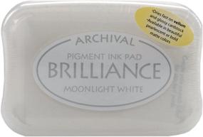 img 1 attached to 🌕 Tsukineko TSUBR1-80 Brilliance Pigment Inkpad - Moonlight, Multicolor, One Size