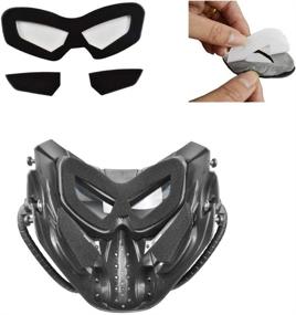 img 2 attached to JFFCESTORE Tactical Anti-Fog Airsoft Mask with Clear Lens: Ultimate Full Face Protection for Paintball, Airsoft Play, Cosplay, Hockey, and More!