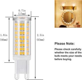 img 2 attached to 💡 Efficient Dimmable Halogen Equivalent Bi Pin: AC120V for Optimal Lighting Experience