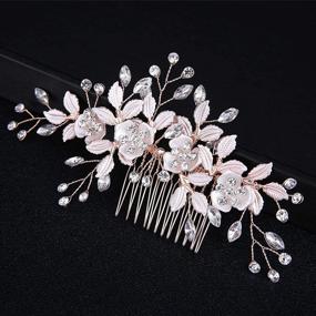 img 2 attached to Milisente Crystal Bridesmaid Wedding Accessories