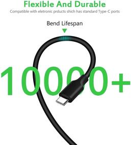 img 1 attached to 💻 65W USB-C Laptop Charger for Dell XPS 13 (9365, 9370, 9380, 9350, 9360), XPS 12 (9250), Chromebook, Latitude (3500, 3400, 3100, 3300, 5300, 5400, 5500, 7200, 7300, 7400), 2-in-1 (5190, 7390 2in1)