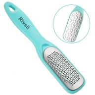 🦶 dual-sided stainless steel foot file - callus remover for colossal dead skin removal - pedicure scrubber tool for exfoliating, smoothing, and softening dry/wet feet - ideal for seo logo