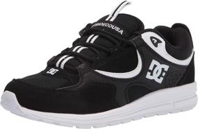 img 4 attached to DC Kalis Skate Black White Men's Shoes in Athletic