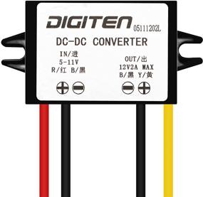 img 3 attached to Водонепроницаемый модуль усиления мощности: DIGITEN DC 6V 5-11V на 12V 2A повышающий преобразователь регулятор.