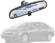 🔍 genuine honda rear view mirror: day/night mirror for 1998-2013 accord, 2006-2015 civic, 2000-2004 odyssey, 2002-2008 pilot, insight cr-z logo