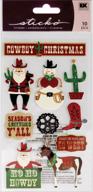 🤠 delightful sticko cowboy christmas stickers: embrace the festive spirit! logo