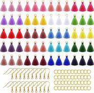 multi color tassels earring jewelry accessory logo