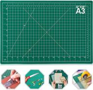 anezus self healing sewing mat: 12x18 double sided cutting board for sewing crafts, scrapbooking & fabric projects logo