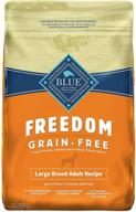 🐶 optimized for the best: blue buffalo freedom natural grain-free dry dog food for adult large breeds logo