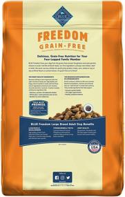 img 3 attached to 🐶 Optimized for the Best: Blue Buffalo Freedom Natural Grain-Free Dry Dog Food for Adult Large Breeds