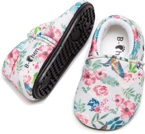 img 4 attached to 👟 Comfortable and Stylish Slipper Infant Walking Toddler Boys' Shoes: Enhance Your Little One's Fashionable Steps!