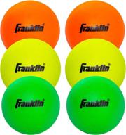 franklin sports lacrosse balls: soft rubber balls for kids, ideal for beginners & first time players with softer, smaller construction and vibrant colors logo