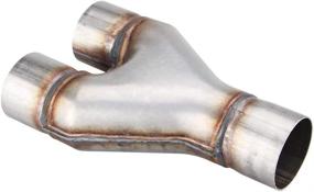 img 4 attached to 🔩 LCGP 409 Stainless Steel 2.5" Y-Pipe - Universal Diesel Y-Pipe, Inlet/Outlet 2.5" - Length 10