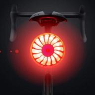 🚴 wasaga bike rear light: usb rechargeable & waterproof 5 light modes for enhanced safety logo