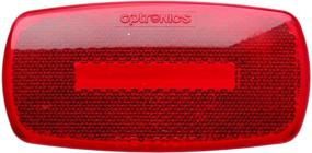 img 1 attached to 🔴 Enhance Visibility with Optronics (A-32RBP) Red Lens Reflector Clearance Marker Light