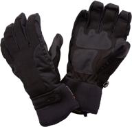 🧤 manzella black large trail gloves: durable and versatile outdoor gears logo