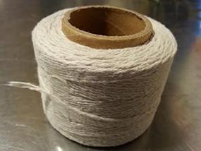 img 1 attached to 🕯️ Long-lasting, Environmentally-friendly Twisted Cotton Wick for Top-notch Candle Burning Experience - Unbleached, 5ply, 1mm, 420ft Spool