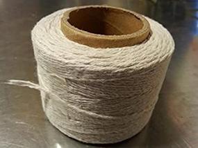 img 4 attached to 🕯️ Long-lasting, Environmentally-friendly Twisted Cotton Wick for Top-notch Candle Burning Experience - Unbleached, 5ply, 1mm, 420ft Spool