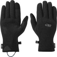 outdoor research flurry sensor gloves logo