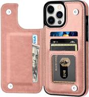 aoksow designed for iphone 13 pro max wallet case cell phones & accessories for cases, holsters & clips logo
