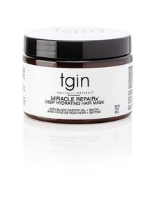 img 4 attached to 🔮 Revitalize and Nourish Your Damaged, Dry, and Curly Hair with tgin Miracle Repairx Deep Hydrating Hair Mask - Restore, Repair, and Protect!