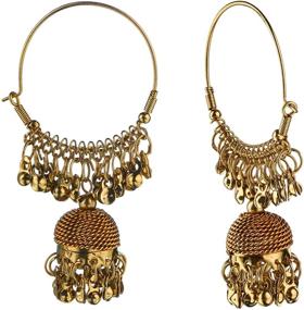 img 3 attached to 💎 Efulgenz Jewelry Oxidized Vintage Earrings for Girls: Exquisite and Timeless Accessories