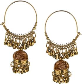 img 2 attached to 💎 Efulgenz Jewelry Oxidized Vintage Earrings for Girls: Exquisite and Timeless Accessories