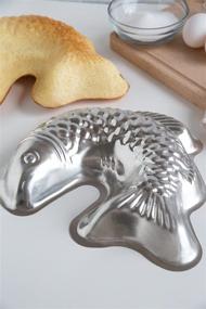 img 1 attached to 10-Inch Tin Plated Steel Fox Run Curved Fish Mold