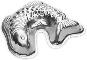 img 4 attached to 10-Inch Tin Plated Steel Fox Run Curved Fish Mold