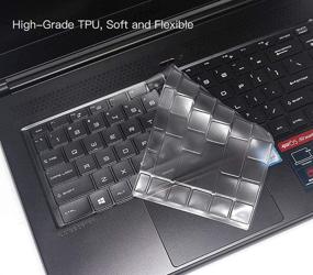 img 1 attached to imComor Soft-Touch Ultra Thin Clear Keyboard Cover 💻 for 2018 MSI GS65 Stealth Thin 15.6 Inch Gaming Laptop