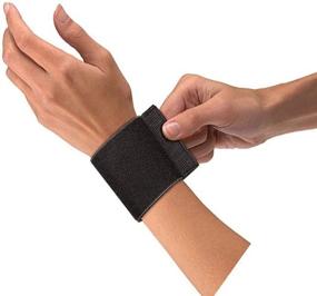 img 4 attached to Mueller Wrist Support Withloop Elastic: Enhanced Stability & Comfort for Optimal Wrist Support