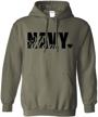 navy hooded sweatshirt dark heather men's clothing for active logo