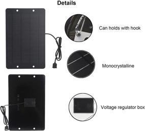 img 1 attached to Monocrystalline Charger Waterproof Voltage Stabilization