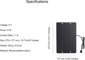 img 2 attached to Monocrystalline Charger Waterproof Voltage Stabilization