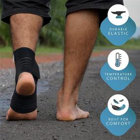 img 2 attached to Actesso Ankle Support Strap Sprains Sports & Fitness