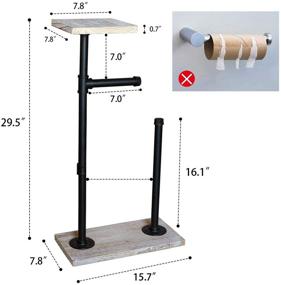 img 3 attached to 🚽 Industrial Standing Bathroom Dispenser Organizer