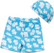 👦 bonverano boys' clothing: toddler beach swim trunks logo