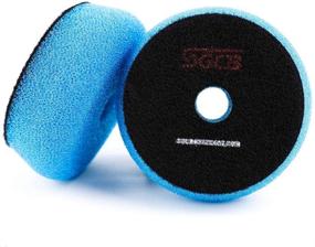 img 4 attached to 🔵 SGCB Pro 3” RO/DA Foam Polishing Pad, Medium Light Cutting Flat Car Foam Buffing Pad with Breathable Hook &amp; Loop, Finishing Sponge Pad for Polish and Moderate Scratch Oxidation Defect Removal, 1-Blue