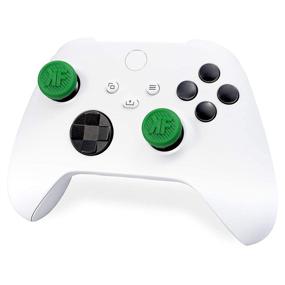 img 1 attached to 🎮 Enhanced Gaming Performance with KontrolFreek Icon X CQC Signature Edition for Xbox One and Xbox Series X Controller - Includes 2 Green Mid-Rise Performance Thumbsticks