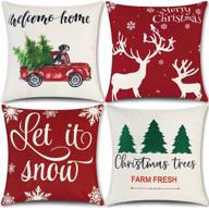 yhmall christmas pillow decorative holiday bedding logo