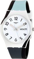 🕒 swatch 1907 bau quartz silicone strap: white 16 casual watch review & buying guide (model: gw711)" logo