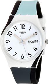 img 3 attached to 🕒 Swatch 1907 BAU Quartz Silicone Strap: White 16 Casual Watch Review & Buying Guide (Model: GW711)"