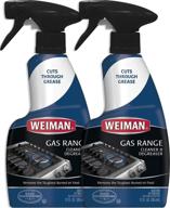 🧼 weiman gas range cook top cleaner and degreaser - 2 pack (12 ounce) - varying packaging options logo