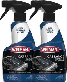 img 4 attached to 🧼 Weiman Gas Range Cook Top Cleaner and Degreaser - 2 Pack (12 Ounce) - Varying Packaging Options