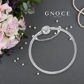 img 2 attached to GNOCE Наручный браслет из нержавеющей стали: идеальное украшение для девочек.